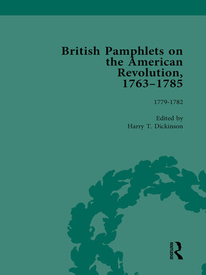cover image of British Pamphlets on the American Revolution, 1763-1785, Part II, Volume 7